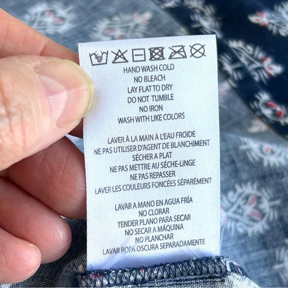 Antropologie RD and Koko Embroidered Peasant Blouse Top - Picture 11 of 11